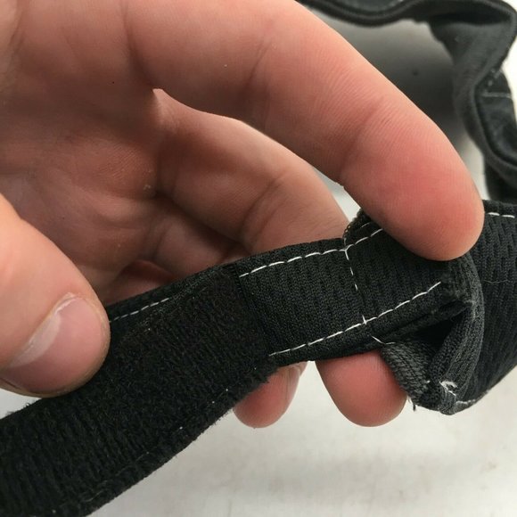 Nike Visor Cap Hat Black White Mens One Size Adjustable Curved Bill Casual/Golf - Picture 6 of 10